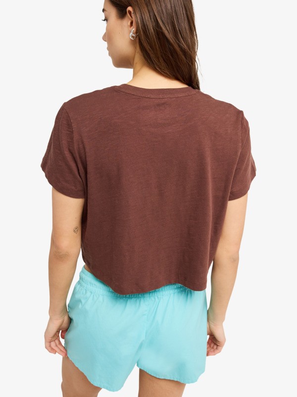 4 Endless Weekends - T-Shirt f&uuml;r Frauen Braun ERJZT06113 Roxy