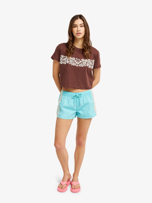 3 Endless Weekends - T-Shirt f&uuml;r Frauen Braun ERJZT06113 Roxy