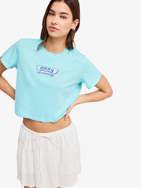 5 Endless Weekends - T-Shirt f&uuml;r Frauen Gr&uuml;n ERJZT06113 Roxy