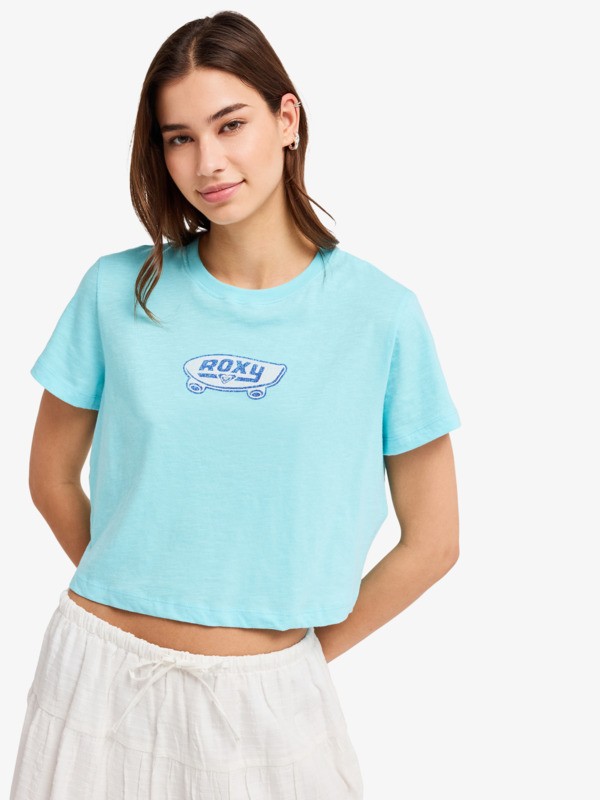 0 Endless Weekends - T-Shirt f&uuml;r Frauen Gr&uuml;n ERJZT06113 Roxy