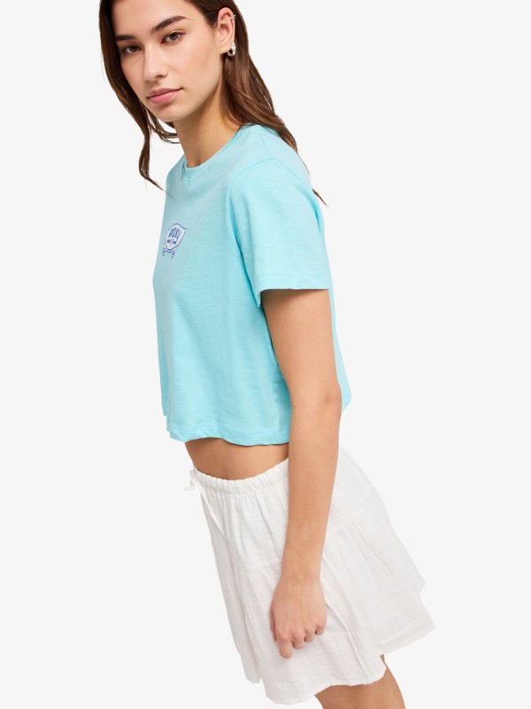 1 Endless Weekends - T-Shirt f&uuml;r Frauen Gr&uuml;n ERJZT06113 Roxy