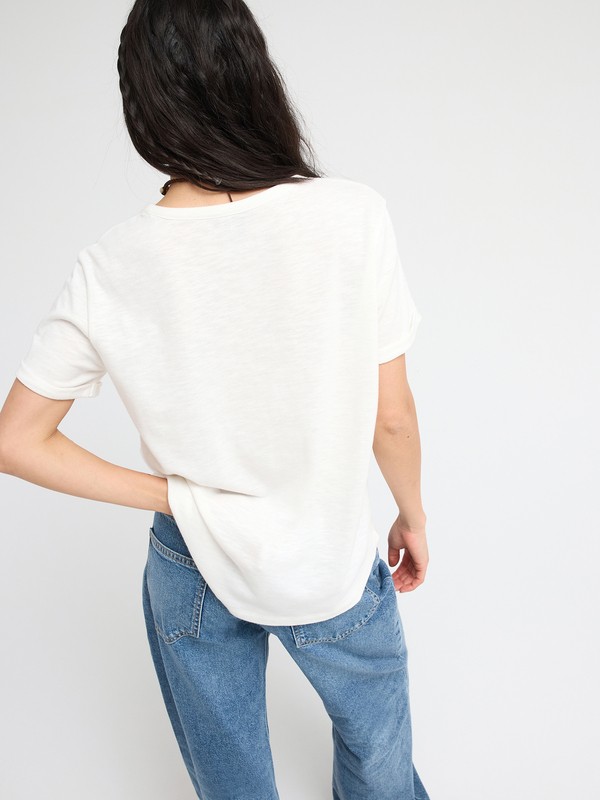 4 Oceanwave Regular Slub White ERJZT06148 Roxy