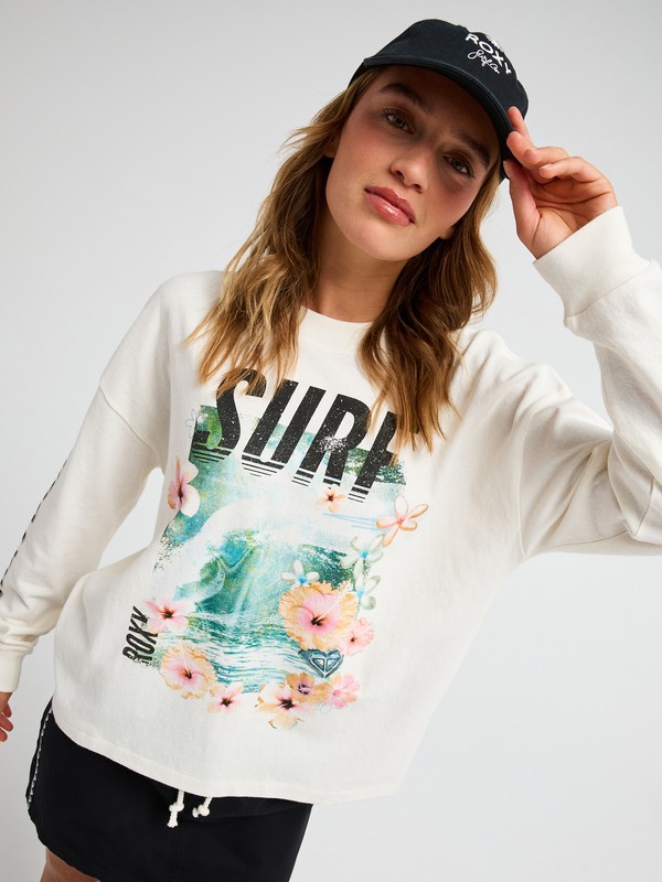 0 Sea Is Beautiful Weiss ERJZT06158 Roxy