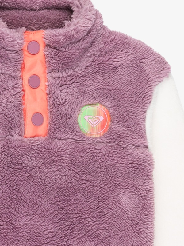 2 Mini Wenty - Technical Mid Layer for Girls 2-7 Pink ERLFT03210 Roxy
