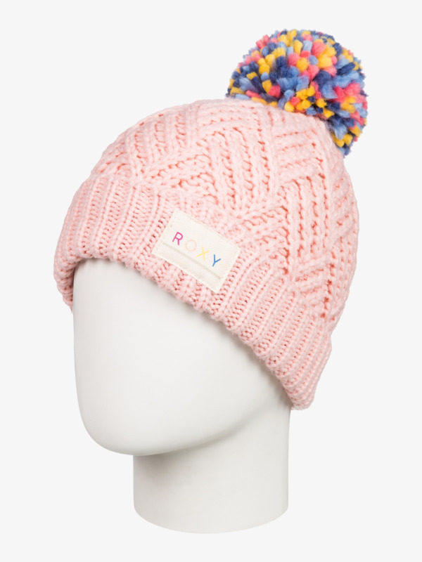 0 California English - Bonnet pour Fille 2-7 ans Rose ERLHA03128 Roxy