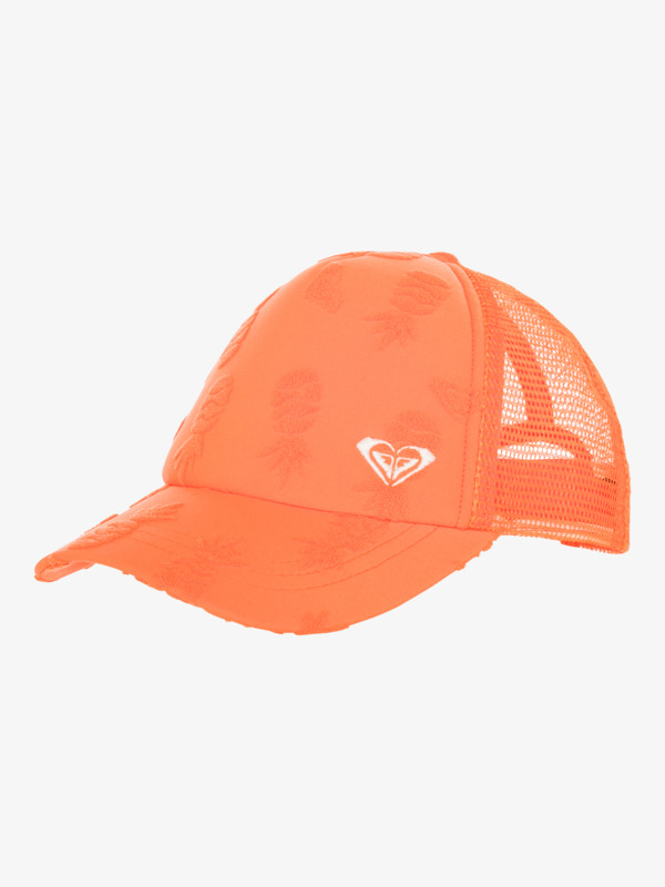 0 Sweet Lil Heart - Trucker Cap for Girls Orange ERLHA03179 Roxy