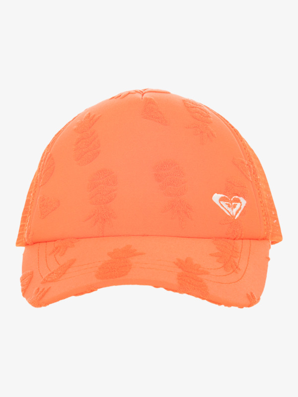 1 Sweet Lil Heart - Trucker Cap for Girls Orange ERLHA03179 Roxy