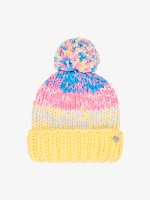 2 Teenie Witcaps - Knitted Beanie for Girls 2-7 Yellow ERLHA03186 Roxy