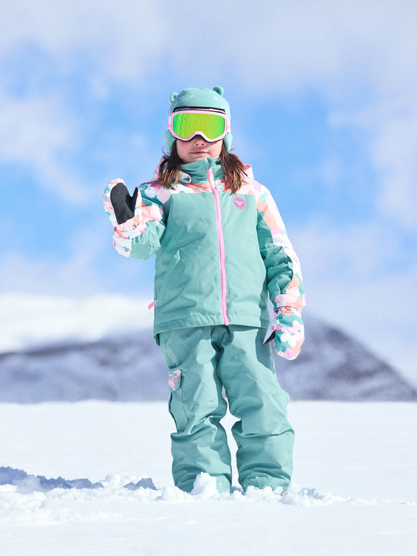 2 Snowy Tale - Snowboardjack voor Meisjes 2-7 Green ERLTJ03025 Roxy