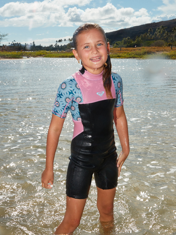 2/2mm Prologue - Short Sleeve Back Zip Springsuit for Girls ERLW503006 4 2/2mm Prologue - Short Sleeve Back Zip Springsuit for Girls  ERLW503006 Roxy
