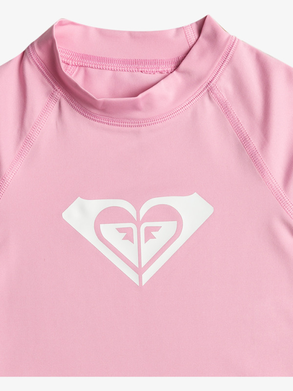 2 Whole Hearted - Kurzärmliger Rashguard für Mädchen 2-7 Rosa ERLWR03230 Roxy