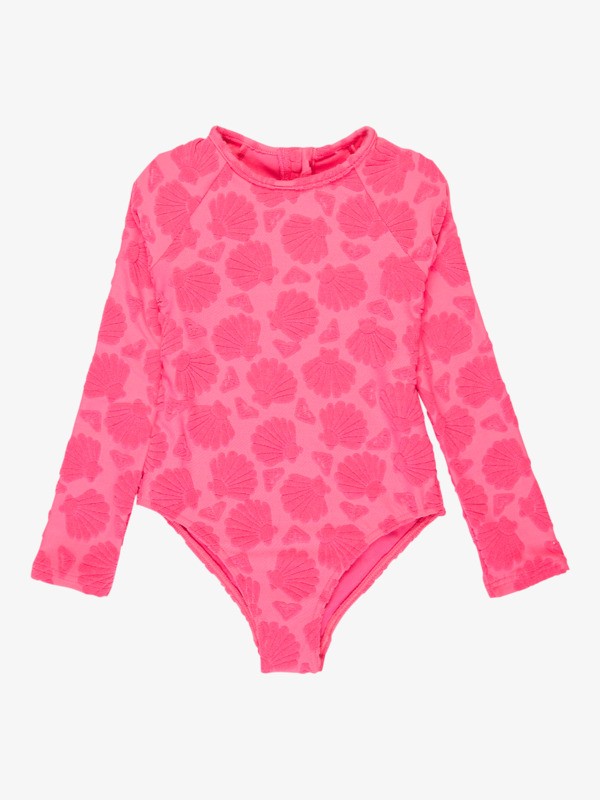 2 Shell Dream - Lang&auml;rmliger Badeanzug f&uuml;r M&auml;dchen 2-7 Rosa ERLWR03356 Roxy