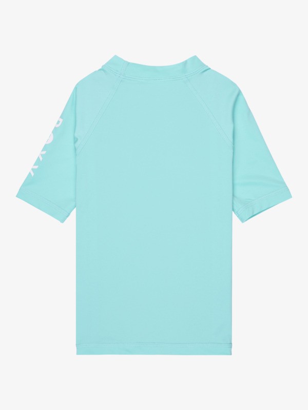 1 Whole Hearted - Kurzarm-Rashguard f&uuml;r M&auml;dchen 2-7 Blau ERLWR03363 Roxy