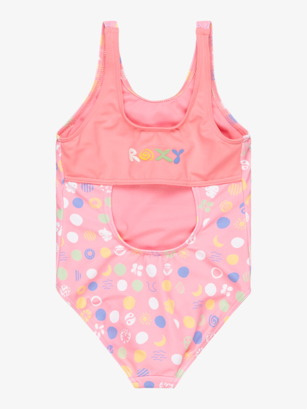 4 Roxy Dot - One-Piece Swimsuit for Girls 2 - 7 Pink ERLX103115 Roxy