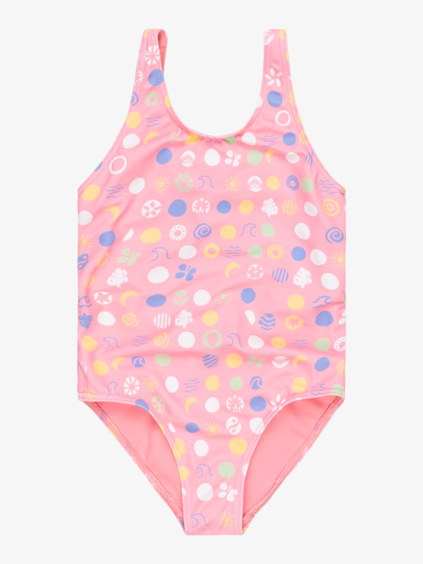 3 Roxy Dot - One-Piece Swimsuit for Girls 2 - 7 Pink ERLX103115 Roxy