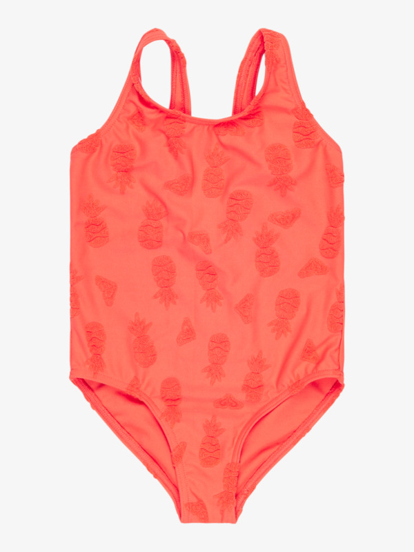 0 Pineapple Pop - Maillot de bain une pièce pour Filles 2-7 ans Orange ERLX103117 Roxy