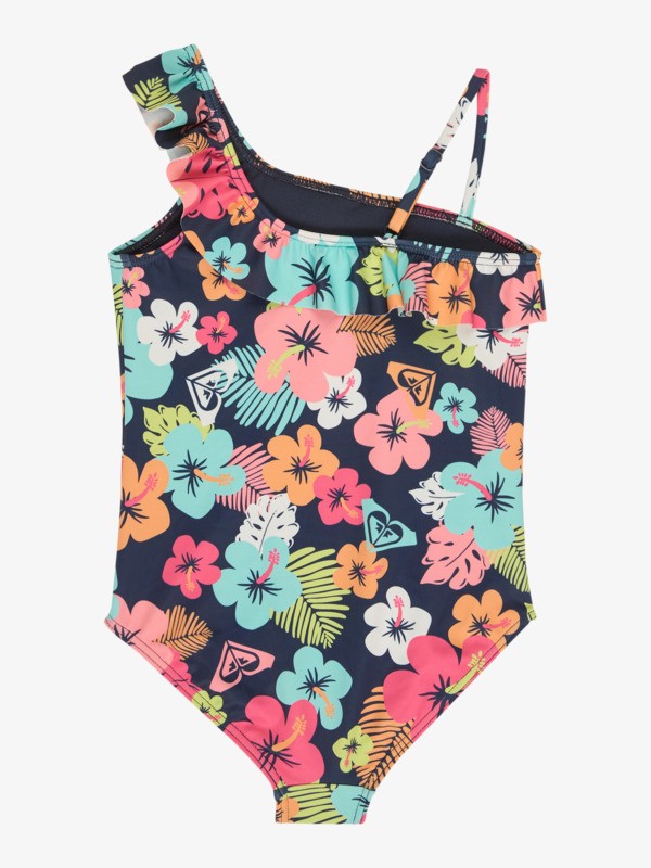 2 Morning Flower - Maillot de bain une pi&egrave;ce pour Fille 2-7 ans Bleu ERLX103129 Roxy