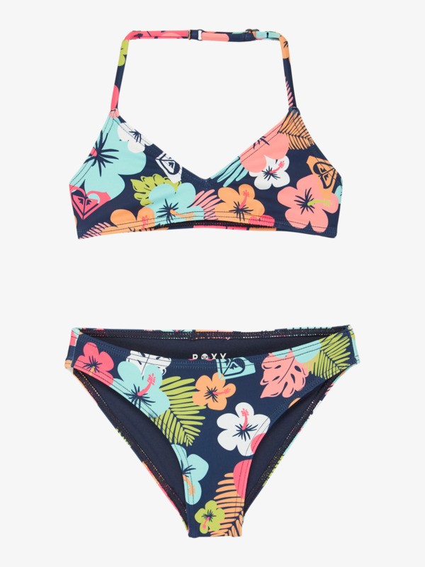 0 Morning Flower - Bralette bikiniset voor Meisjes 2-7 Blue ERLX203228 Roxy