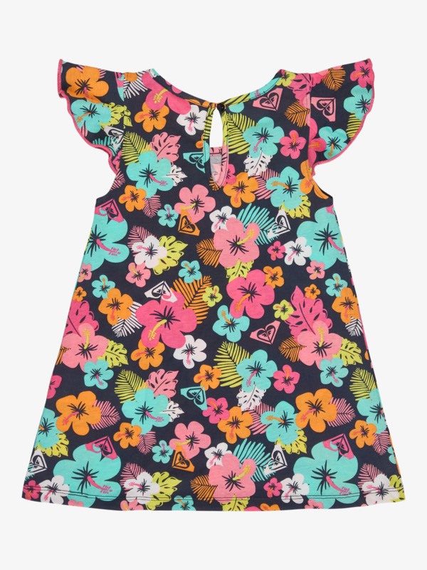 1 Morning Flower - Pardessus de plage pour Fille 2-7 ans Bleu ERLX603046 Roxy