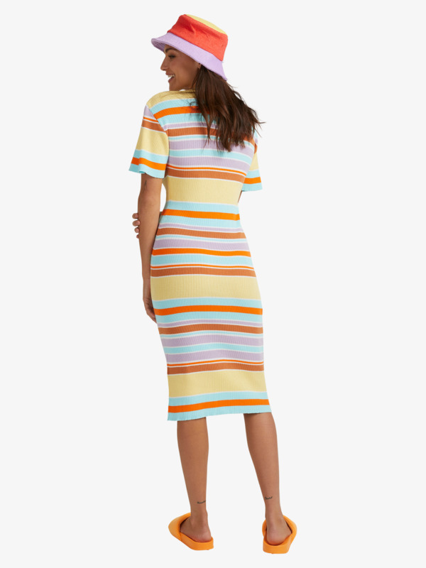 4 Playa Hermosa - Robe pour Femme Jaune URJKD03048 Roxy
