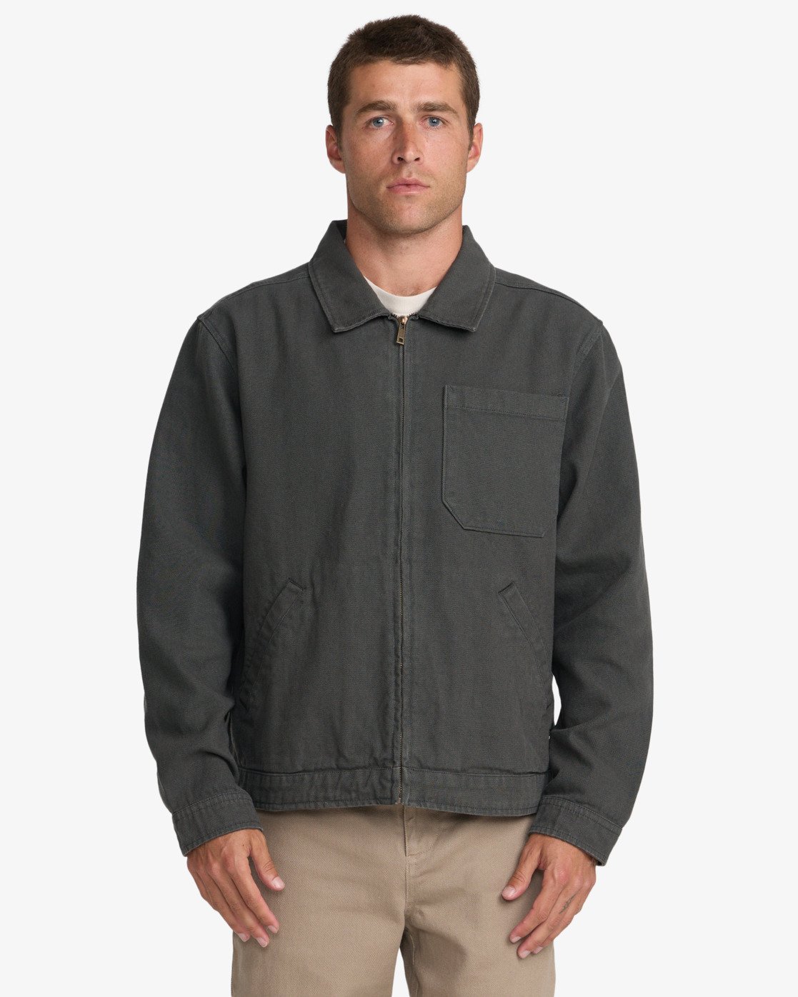 Dayshift 2 - Men's Black Canvas Jacket | RVCA
