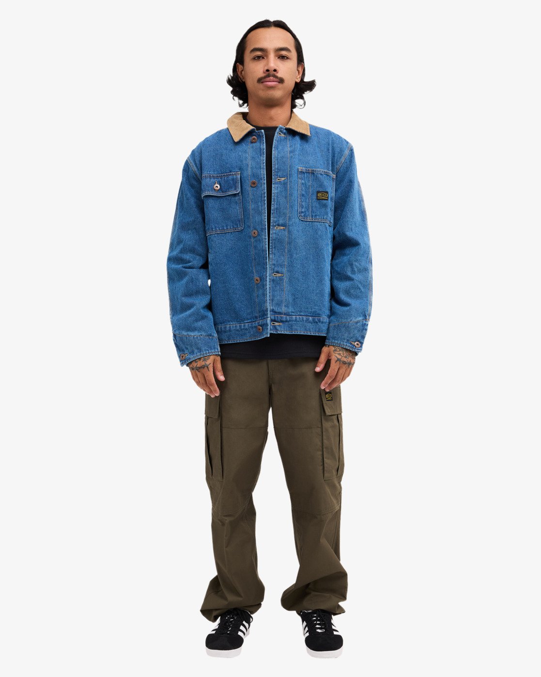 Post Dayshift - Men's Blue Denim Jacket With Flannel Lining | RVCA