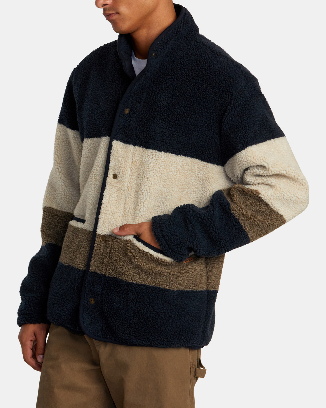 Westwood - Men's Brown Snap Jacket | RVCA