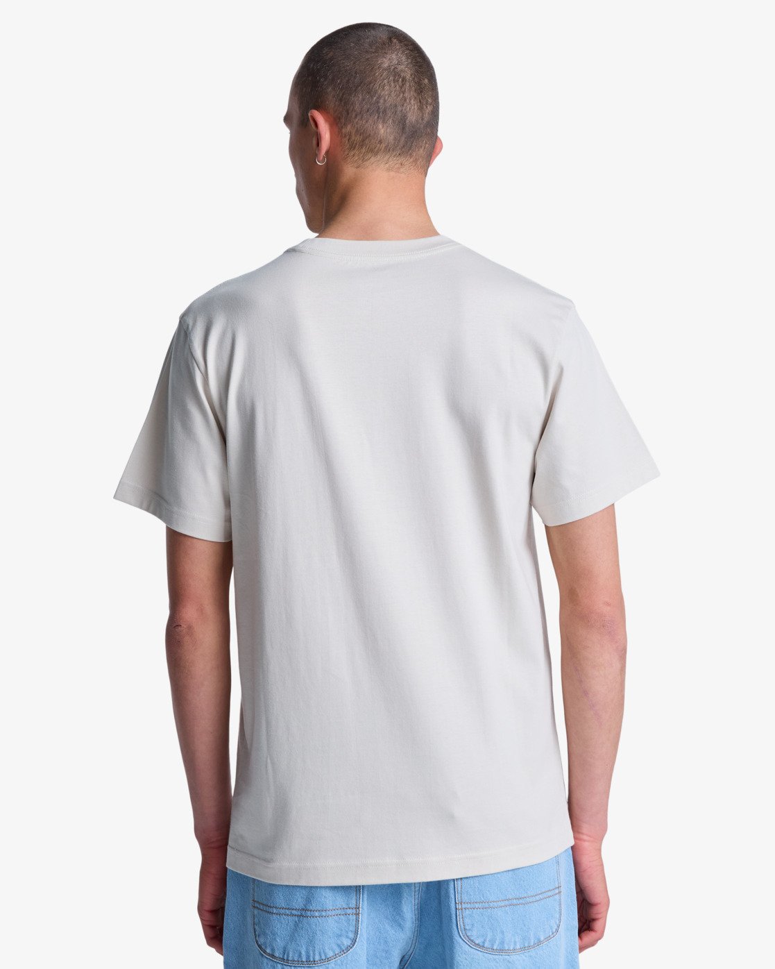 Big RVCA - Men's Beige Short Sleeve T-Shirt | RVCA