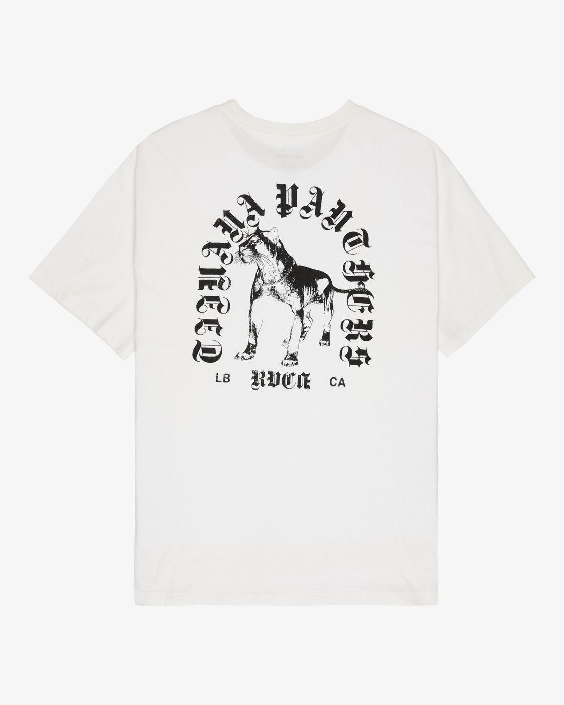 Bad Panther - Men's White Short Sleeve T-Shirt | RVCA