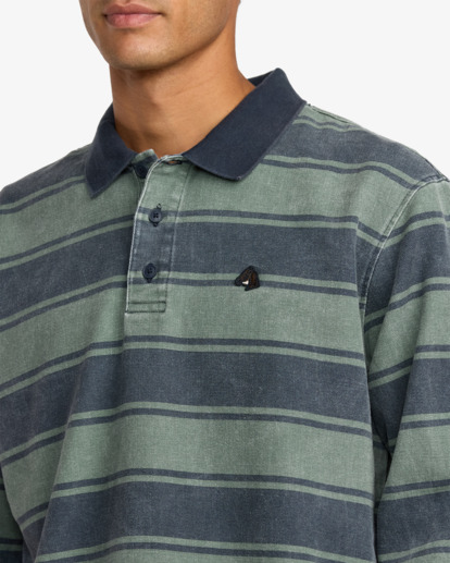 rvca, KSL - Langärmliges Polo-Hemd für Männer, BALSAM GREEN (abg) KSL - Long Sleeve Polo Shirt for Men  23A033504