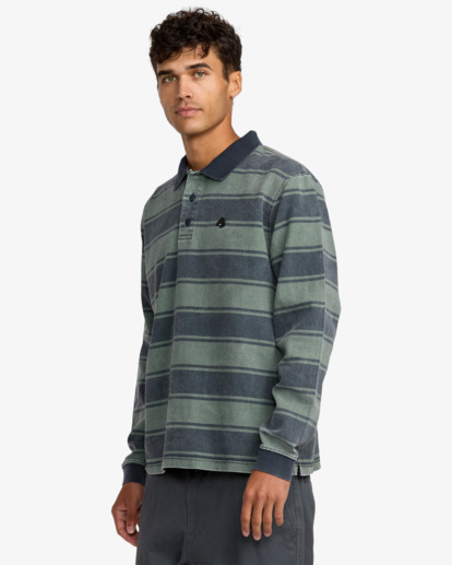 rvca, KSL - Langärmliges Polo-Hemd für Männer, BALSAM GREEN (abg) KSL - Long Sleeve Polo Shirt for Men  23A033504