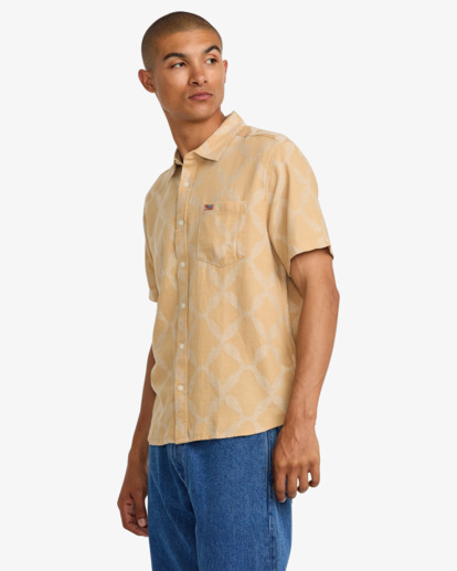 LA Ornament - Short Sleeves Shirt for Men  23A041501