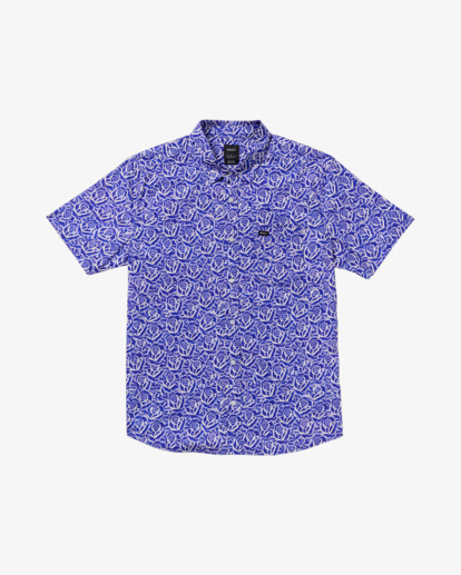 Barba Roses - Short Sleeve Shirt for Men  23A042500