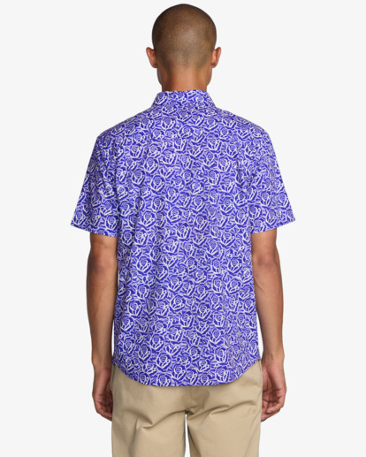 Barba Roses - Short Sleeve Shirt for Men  23A042500