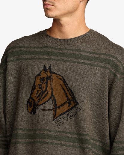 rvca, KSL - Pullover für Männer, MUSHROOM (msh) KSL - Jumper for Men  23A073501