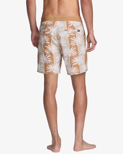 rvca, Down Right Trunk - Swim Shorts 17" for Men, BURNT SIENNA (brt) Down Right Trunk - Swim Shorts 17" for Men  23A082507