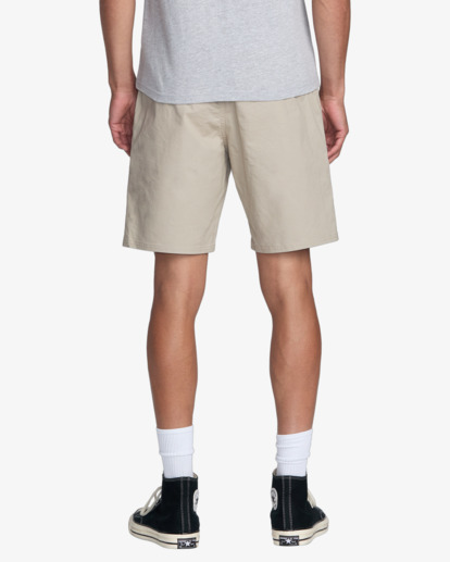 rvca, Weekend 19" - Elasticated Shorts for Men, LIGHT KHAKI (lkh) Weekend 19" - Elasticated Shorts for Men  23A102501