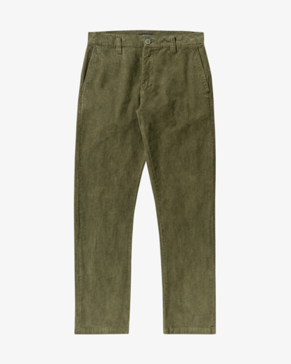 rvca, Weekend Cord - Chinos for Men, FATIGUE (fat) Weekend Cord - Chinos for Men  23A113501