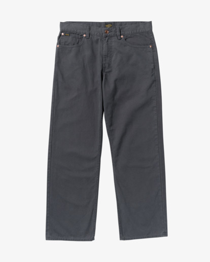 rvca, Dayshift 5 Pocket - Canvas Trousers for Men, GARAGE BLUE (ksd0) Dayshift 5 Pocket - Canvas Trousers for Men  23A113502