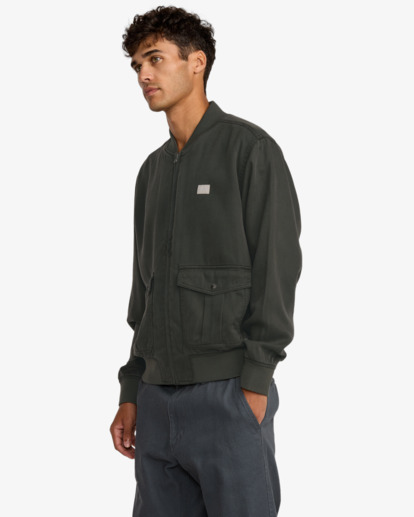 rvca, Vacancy - Bomber da Uomo, PIRATE BLACK (ptk) Vacancy - Bomber Jacket for Men  23A153505