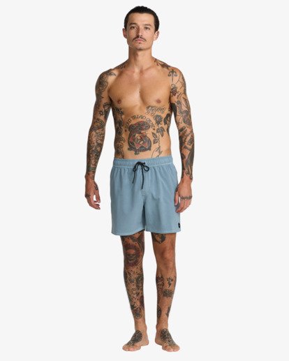 rvca, VA Pigment 16" - Board Shorts for Men, LEAD (led) VA Pigment 16" - Board Shorts for Men  23A251502