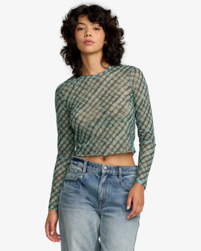 River - Long Sleeve Crop Top for Women  23B033506