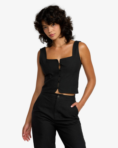 Bonnie - Buttoned Strappy Top for Women  23B043502