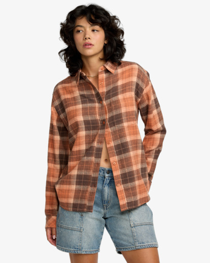 Mabel Flannel - Long Sleeve Shirt for Women  23B053504