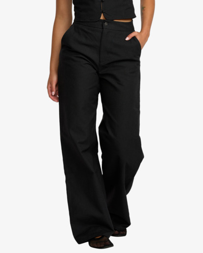 Bonnie - Linen Blend Trousers for Women  23B113504