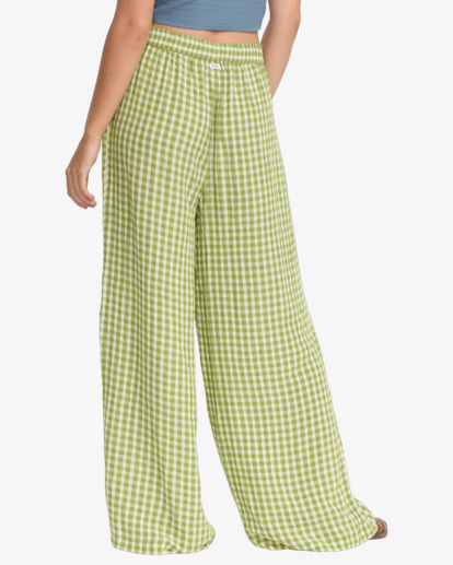 rvca, New Yume - Elastic Waist Pants for Women, FERN (gje0) New Yume - Elastic Waist Pants for Women  23B121501