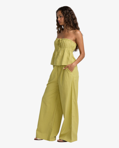 rvca, New Yume - Elastic Waist Pants for Women, MARTINI OLIVE (mto) New Yume - Elastic Waist Pants for Women  23B121501