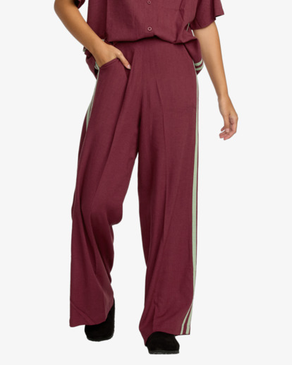 Syd Stripe - Cotton Blend Trousers for Women  23B123501