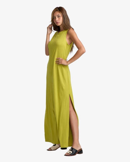rvca, Audrey  - Maxi Dress for Women, MARTINI OLIVE (mto) Audrey  - Maxi Dress for Women  23B132512
