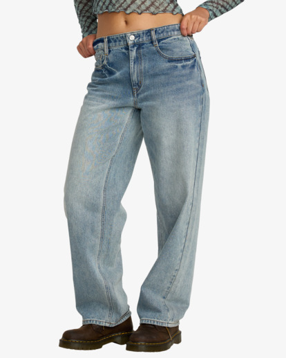 rvca, Coco - Denim Jeans for Women, LIGHT VINTAGE INDIGO (lvi) Coco - Denim Jeans for Women  23B193500